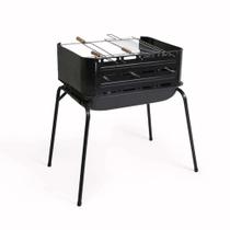 Churrasqueira Portatil Araguaia Mor com Espetos e Grelha 003007 Churrasqueira Portatil Araguaia Mor com Espetos e Grelha 003007