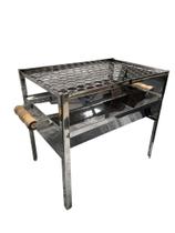 Churrasqueira Portátil Camping Pesca Balcão Jardim