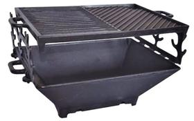 Churrasqueira Portátil de Ferro Multi Uso