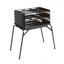 Churrasqueira Portatil Desmontavel Gourmet Com Grelha E Espetos Camping Pesca Acamapamento