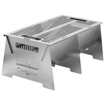 Churrasqueira Portátil Desmontável Inox Camping S-Grill.Inox Churrasqueira Portátil Desmontável Inox Camping S-Grill.Inox