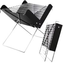 Churrasqueira Portátil Dobravel Camping Desmontavel Aço Inox