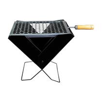Churrasqueira Portátil Dobrável de Aço Compacta, Resistente e Ideal para Camping, Praia e Viagens Churrasqueira Portátil Dobrável de Aço Compacta, Resistente e Ideal para Camping, Praia e Viagens