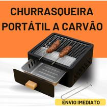 Churrasqueira Portátil Fogão a Carvão Compacta Para Churrasco em Acampamento / Varanda / Ar Livre