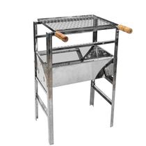 Churrasqueira Portátil Inox Desmontável Modular e Fácil de Transportar e Robusta montada IM Grill Viana