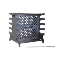 Churrasqueira Portátil para Espetos em Aço Carbono Kebab Capincho 08000491