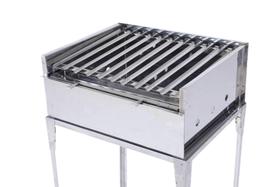 Churrasqueira Portátil Parrilla com Coletor e Pés Expansíveis - 100% INOX . Churrasqueira Portátil Parrilla com Coletor e Pés Expansíveis - 100% INOX .