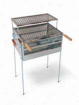 Churrasqueira Premium Inox Média Grelha Descanso 50x38 Churrasqueira Premium Inox Média Grelha Descanso 50x38