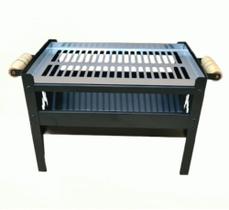 Churrasqueira Quadrada C/ Grelha Portatil De Mesa Churrasqueira Quadrada C/ Grelha Portatil De Mesa
