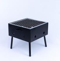 Churrasqueira Queiroz Safira Portatil Com Grelha Em Aço Inox