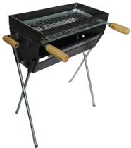 Churrasqueira Retangular C/ 4 Pés E Grelha Regulável Churrasqueira Retangular C/ 4 Pés E Grelha Regulável