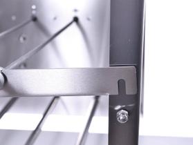 Churrasqueira Rotativa Inox 6 Espetos Brinde Grelha Uruguaia