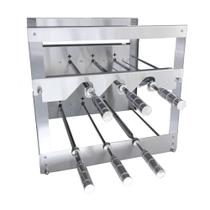 Churrasqueira Rotativa Inox 6 Espetos Brinde Grelha Uruguaia Churrasqueira Rotativa Inox 6 Espetos Brinde Grelha Uruguaia