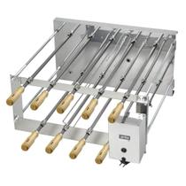 Churrasqueira Rotativa Inox Dupla Arke 09 Espetos Bivolt CRID