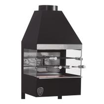 Churrasqueira Suspensa Preta Fornos Pinhal Com Espetos Churrasqueira Suspensa Preta Fornos Pinhal Com Espetos