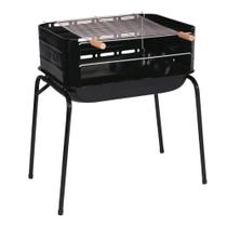 Churrasqueira Texas Preta Portátil Desmontável 003025 - Mor Cor Preto - 7896020630258