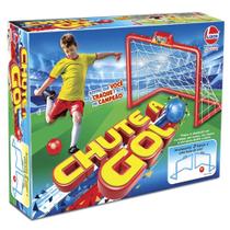 Chute a Gol Com Bola e 2 Mini Traves Preto Futebol - Líder - LIder Brinquedos
