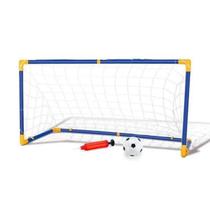 Chute a gol para crianças 120 cm grande desmontável com bola - DuteToys