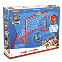 Chute a Gol Patrulha Canina com 2 traves e 1 bola Mini trave golzinho Original Líder