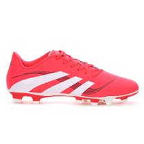 Chuteira Adidas Campo Predator Essentials 25.5 Rosa e Branco - Masculino