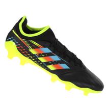 Chuteira Adidas Copa 21 Sense 3 FG Preta e Amarela - Unissex