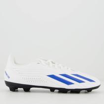 Chuteira Adidas Deportivo II FxG Campo Juvenil Branca