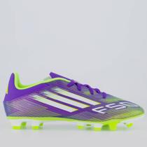 Chuteira Adidas F50 Club FG/MG Campo Roxa e Verde