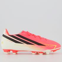 Chuteira Adidas F50 Hyperfast Club FG/MG Campo Juvenil Rosa Chuteira Adidas F50 Hyperfast Club FG/MG Campo Juvenil Rosa