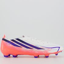 Chuteira Adidas F50 Hyperfast League Campo Branca e Rosa Chuteira Adidas F50 Hyperfast League Campo Branca e Rosa
