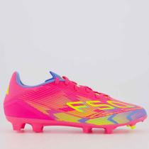 Chuteira Adidas F50 League FG MG Campo Rosa