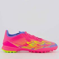 Chuteira Adidas F50 League Society Juvenil Rosa