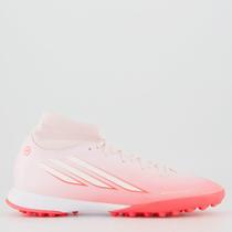 Chuteira Adidas F50 Sparkfusion Club TF Society Feminina Rosa Chuteira Adidas F50 Sparkfusion Club TF Society Feminina Rosa