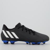 Chuteira Adidas Predator 22.4 Campo Preta e Branca