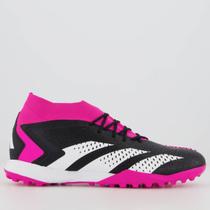 Chuteira Adidas Predator Accuracy 23.1 TF Society Preta e Pink