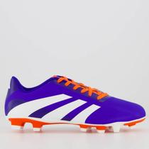 Chuteira Adidas Predator Artilheira 24.5 FG Campo Azul e Laranja