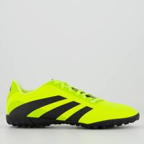 Chuteira Adidas Predator Artilheira 24 TF Society Amarela e Preta