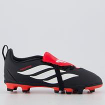 Chuteira Adidas Predator Club Campo Juvenil Preta e Vermelha Chuteira Adidas Predator Club Campo Juvenil Preta e Vermelha