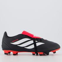 Chuteira Adidas Predator Club Campo Preta e Vermelha Chuteira Adidas Predator Club Campo Preta e Vermelha