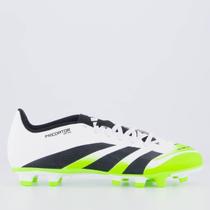Chuteira Adidas Predator Club FG/MG Campo Branco Chuteira Adidas Predator Club FG/MG Campo Branco