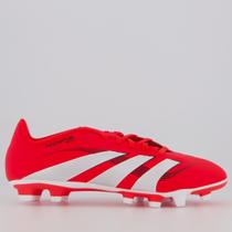 Chuteira Adidas Predator Club FG/MG Campo Vermelha