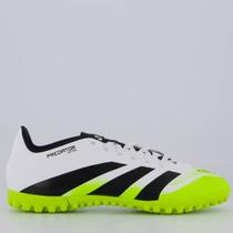 Chuteira Adidas Predator Club Society Branca e Verde