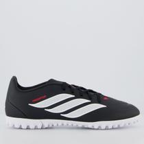 Chuteira Adidas Predator Club Society Preta e Branca