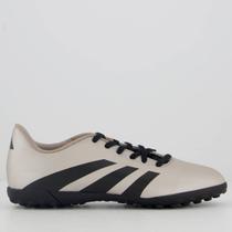 Chuteira Adidas Predator Essentials 24.5 TF Society Juvenil Prata