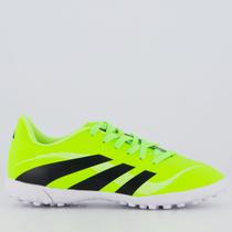 Chuteira Adidas Predator Essentials 25 Society Juvenil Verde Neon