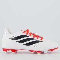 Chuteira Adidas Predator Essentials 26.5 Juvenil Campo Branca