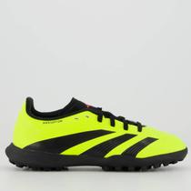 Chuteira Adidas Predator League Academy Low TF Society Juvenil Verde e Preta