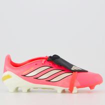 Chuteira Adidas Predator League FT FG Campo Juvenil Rosa