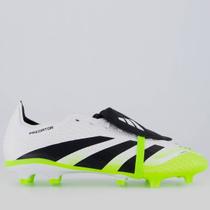 Chuteira Adidas Predator League Lin FG/MG Campo Branca
