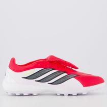 Chuteira Adidas Predator League Society Vermelha e