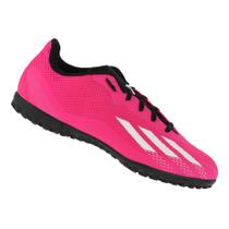 Chuteira Adidas Society X Speedportal 4 Pink e Branca - Unissex